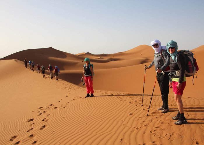 Trek in der Wüste bei M’Hamid – Chigaga Dünen