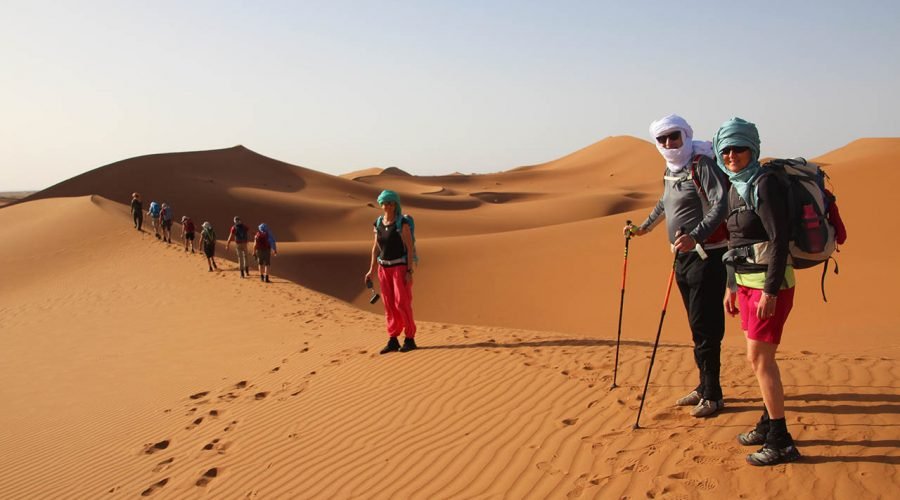 Trek in der Wüste bei M’Hamid – Chigaga Dünen